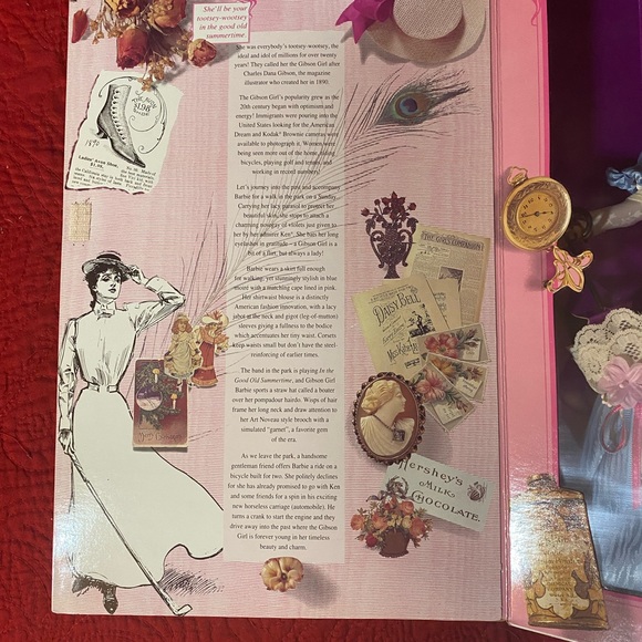 Never removed from box Gibson Girl Barbie - Picture 3 of 6